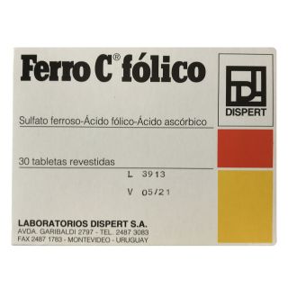 Ferro C® Folico X 30 Tabletas
