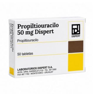 PROPILTIOURACILO DIS 50MG 50