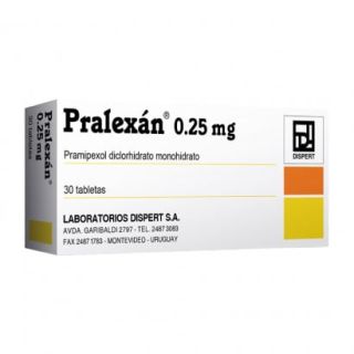 PRALEXAN 0 25 MG 30 TAB