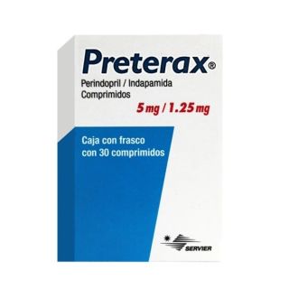 PRETERAX 5/1.25 MG 30 COMP