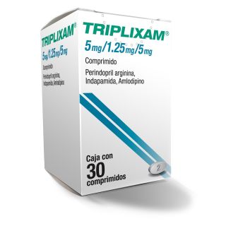TRIPLIXAM 5 MG/1.25 MG/5 MG 30 COMP