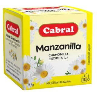MANZANILLA MENTA CABRAL 10 SAQUITOS
