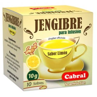 TE JENGIBRE LIMON CABRAL 10 SAQUITOS