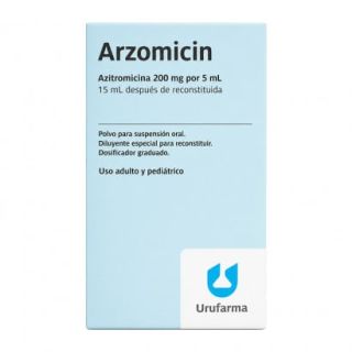 Arzomicin® 200 Mg Suspensión 15 Ml