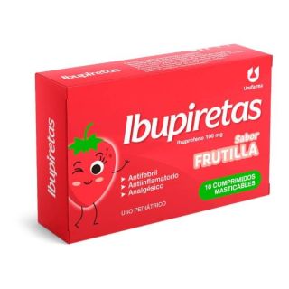 Ibupiretas® Masticables X 10 Comprimidos - Sabor Frutilla