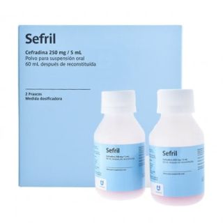 Sefril® 250 mg suspensión x 2 frascos 60ml