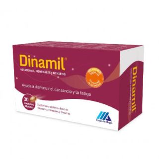 Dinamil® X 30 Cápsulas - Vitaminas + Minerales + Ginseng
