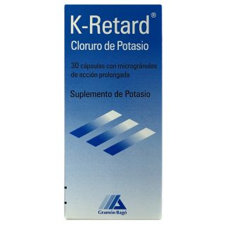 K Retard® X 30 Cápsulas - Suplemento de Potasio