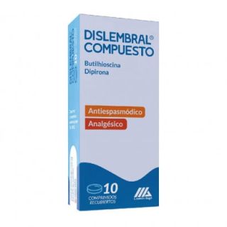 Dislembral® Compuesto X 10 Comprimidos | Antiespasmódico