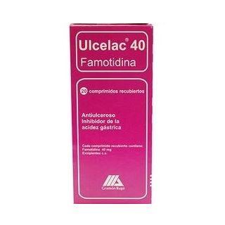 ULCELAC 40 MG 20 COMP