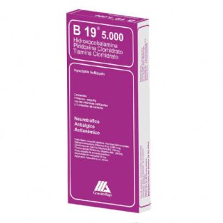 B 19® X 3 Ampollas | Vitaminas Complejo B