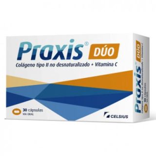 Praxis® X 30 Caps - Colágeno Tipo 2 + Vitamina C