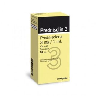 PREDNISOLIN 3 MG JARABE 50 ML