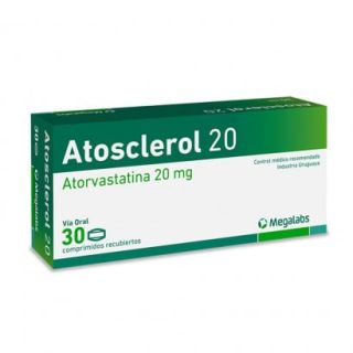Atosclerol® 20 Mg x 30 Comprimidos | Atorvastatina