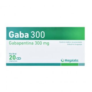 Gaba® 300mg X 20 Cáps (Gabapentina) | Antiepiléptico