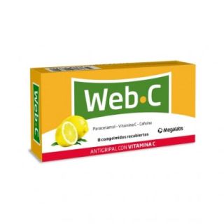 Web C® X 8 Comprimidos - Antigripal + VItamina C