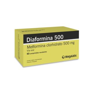 Diaformina® 500mg x 60 Comprimidos Recubiertos