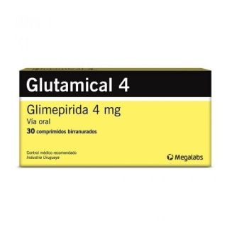 Glutamical® 4mg X 30 Comp. (Glimepirida) | Hipoglicemiante