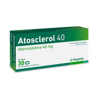 Atosclerol® 40 Mg x 30 Comprimidos | Atorvastatina