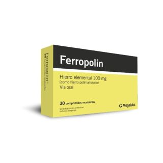 Ferropolin® 30 Comprimidos | Suplemento De Hierro
