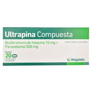 ULTRAPINA COMPUESTA 10 MG 20 COMP