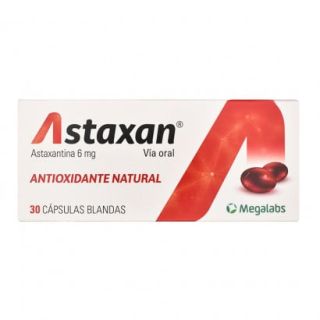 Astaxan® 6Mg x 30 Cápsulas Blandas | Antioxidante Natural