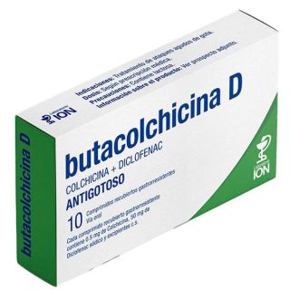 Butacolchicina® D x 10 Comprimidos