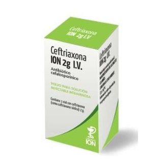 CEFTRIAXONA ION 2 GR/IV
