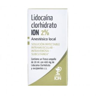 LIDOCAINA CLORHIDRATO ION 2% 20 ML