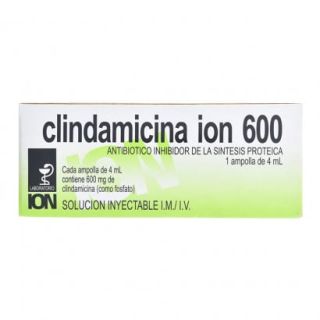 CLINDAMICINA ION 600 1 AMP