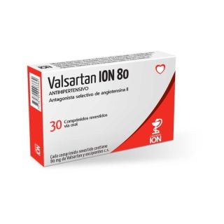 Valsartan® Ion 80mg X 30 Comprimidos
