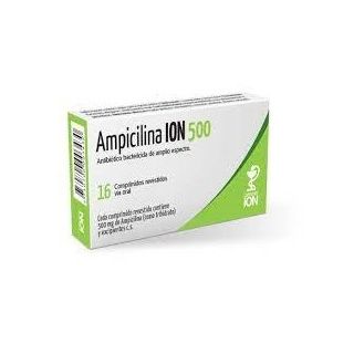 Ampicilina Ion® 500 x 16 Comprimidos