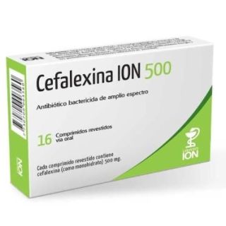 Cefalexina Ion® 500 x 16 Comprimidos