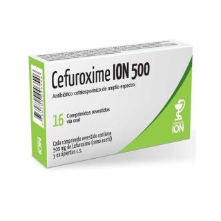 Cefuroxime Ion® 500 x 16 Comprimidos