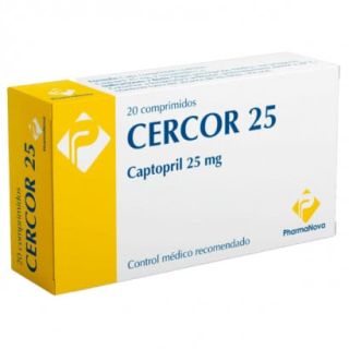 Cercor® 25 Mg x 20 Comprimidos