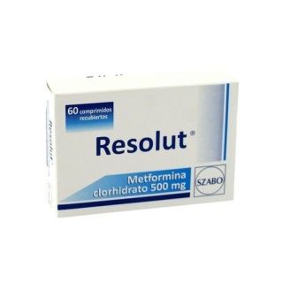 Resolut® 500mg X 60 Comprimidos - Metformina