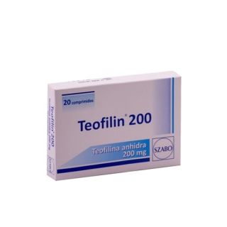 TEOFILIN 200 MG 20 COMP