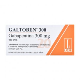 GALTOBEN 300 MG 20 CAPS