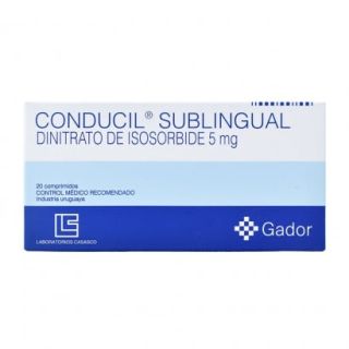 CONDUCIL SUBLINGUAL 5 MG 20 COMP
