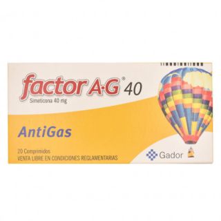 Factor A G® 40mg X 20 Comp. (Simeticona) | Antiflatulento