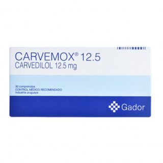 Carvemox® 12.5mg X 30 Comprimidos