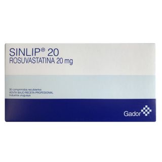 SINLIP 20 MG 30 COMP