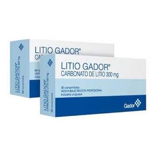 LITIO GADOR 300 MG 60 COMP