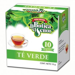 TE VERDE BOTICA DEL SEÑOR 10 SAQUITOS