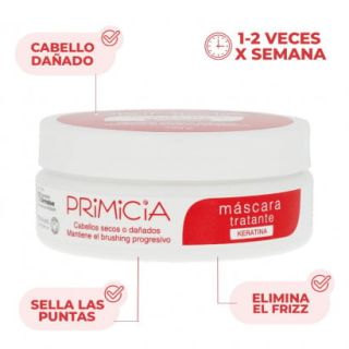 Máscara tratante Keratina Primicia® 150g | Cabello dañado