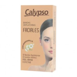 CALYPSO BANDAS DEPILATORIAS FACIAL/NAT 12 UND