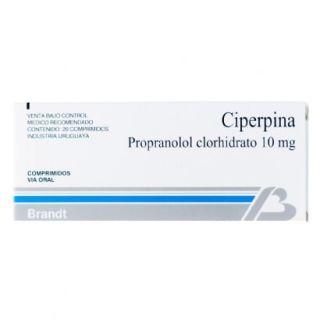 Ciperpina® 10 Mg x 20 Comprimidos