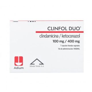 CLINFOL DUO VAGINAL 7 CAPS