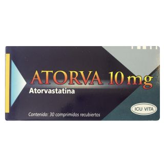 ATORVA 10 MG 20 COMP