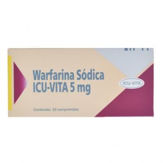 Warfarina® Sódica 5mg X 20 Comprimidos - Icu Vita